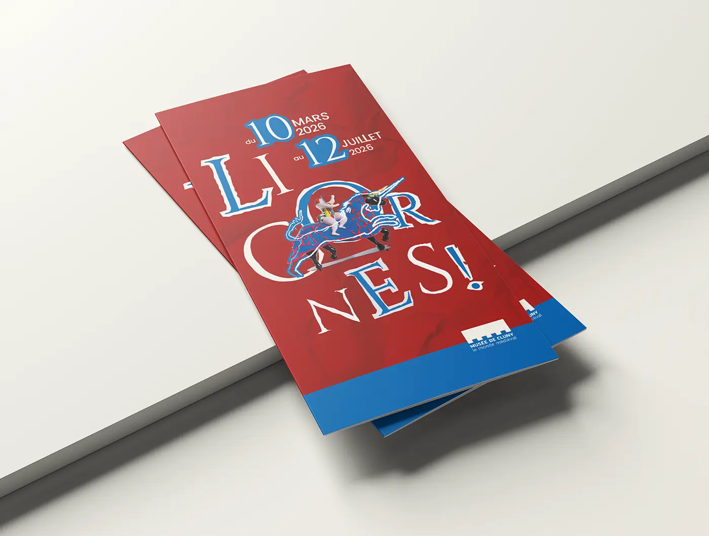 Dépliant de l'exposition Licornes!